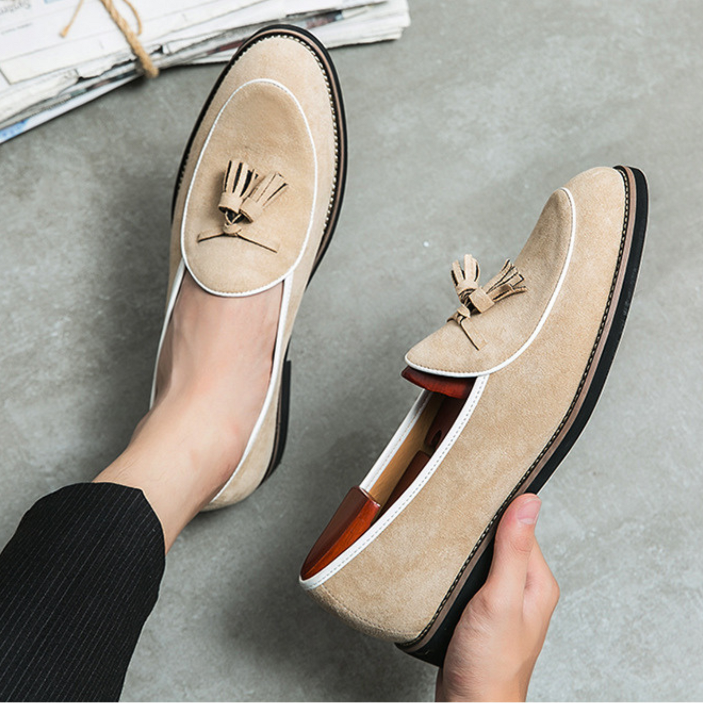 Men's Classic Suede Loafers
