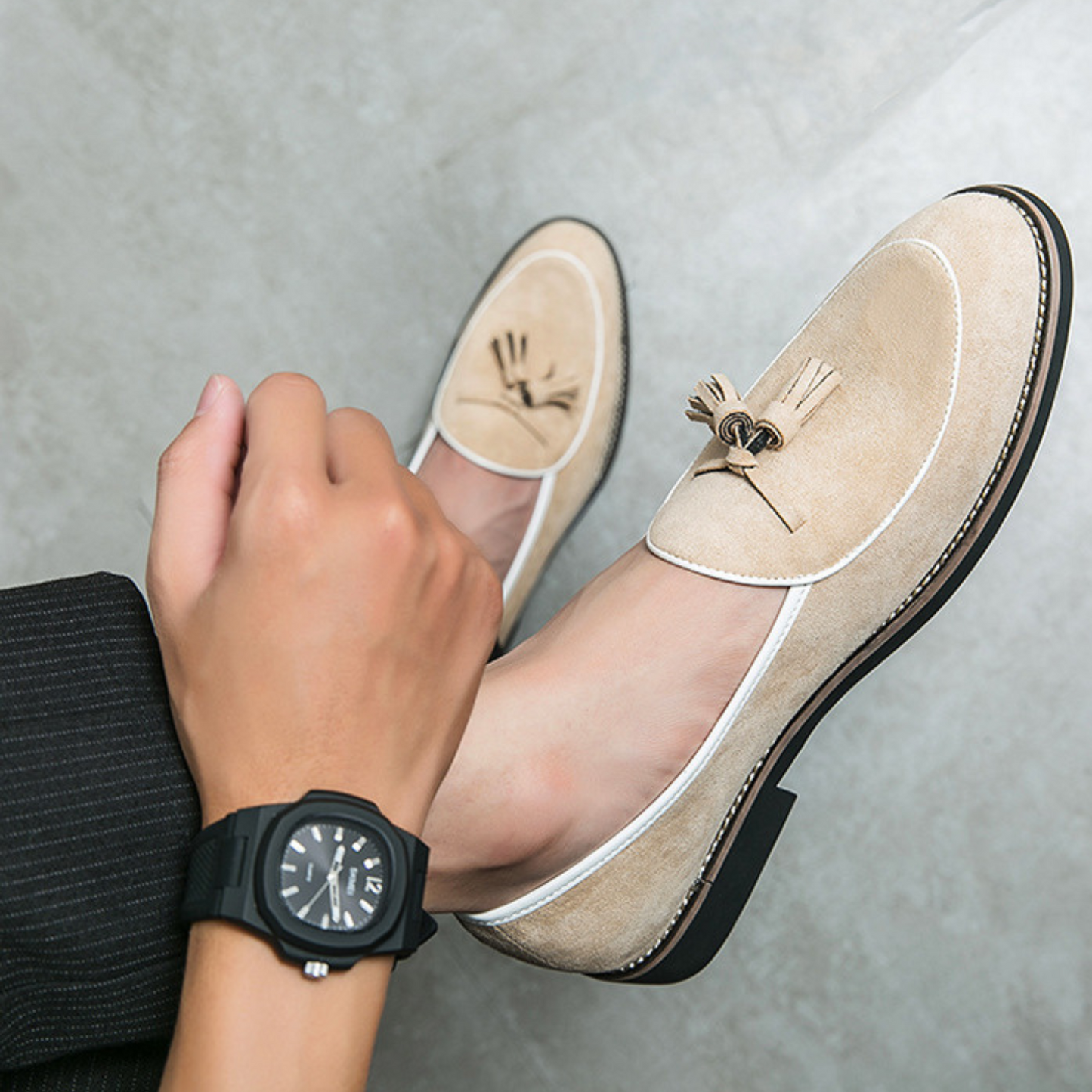 Men's Classic Suede Loafers