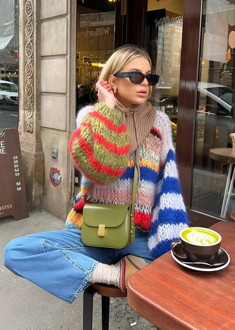 Women's Vibrant Long-Sleeve Jumper
