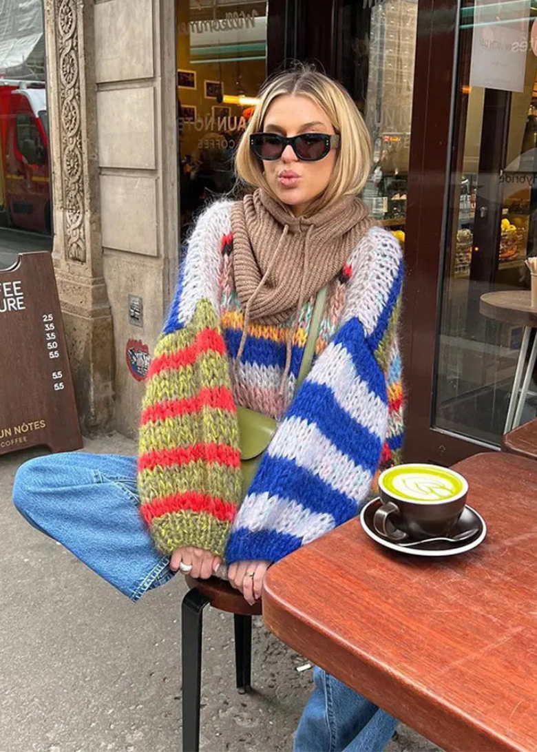 Women's Vibrant Long-Sleeve Jumper