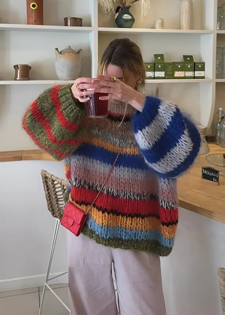 Women's Vibrant Long-Sleeve Jumper