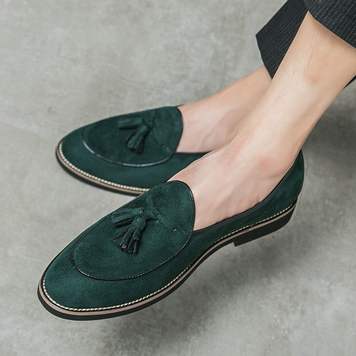 Men's Classic Suede Loafers