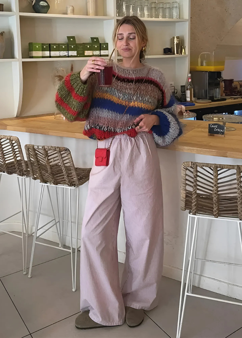 Women's Vibrant Long-Sleeve Jumper