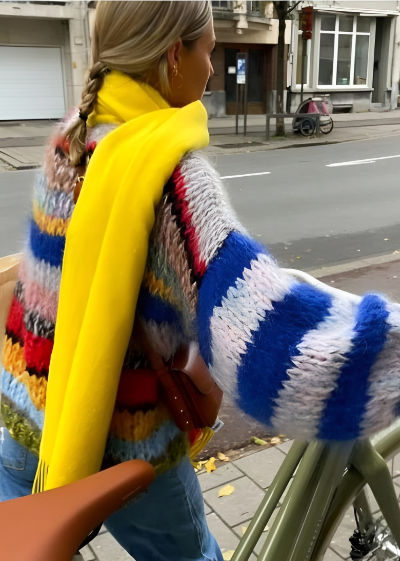 Women's Vibrant Long-Sleeve Jumper