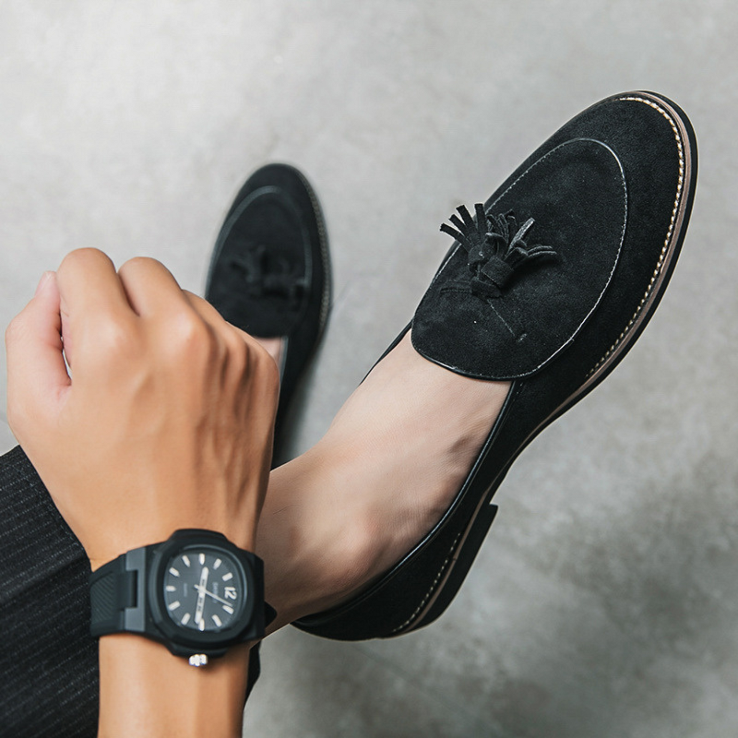 Men's Classic Suede Loafers