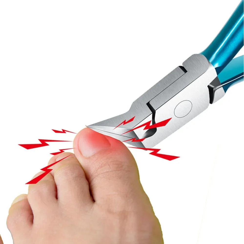Stainless Steel Toe Nail Clipper For Ingrown Or Thick Toenails Toenails Trimmer Professional Podiatrist Toenail Nipper Clippers