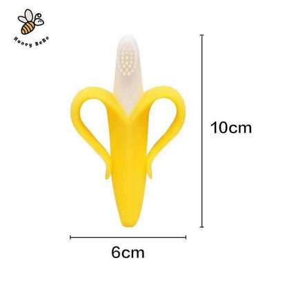 Baby Banana Toothbrush Training